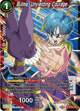 Bulma, Unyielding Courage BT8-012 card