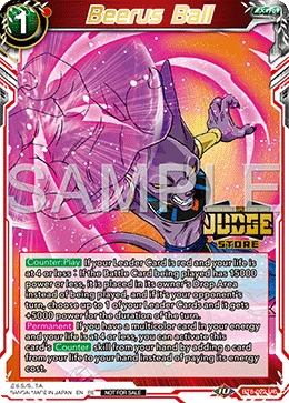 Beerus Ball BT8-022_PR card