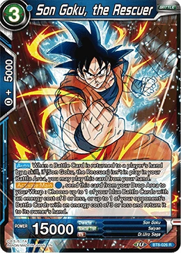 Son Goku, the Rescuer BT8-026 card