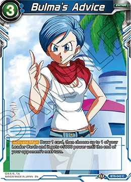 Bulma's Advice BT8-042 card