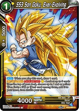 SS3 Son Goku, Ever-Evolving BT8-069 card