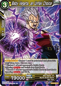 Baby Vegeta, an Unfair Choice BT8-082 card