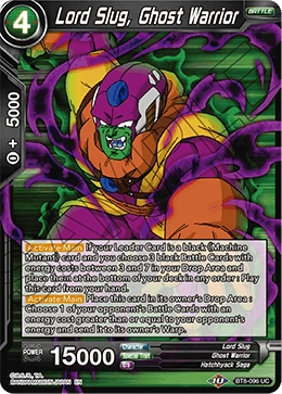 Lord Slug, Ghost Warrior BT8-096 card