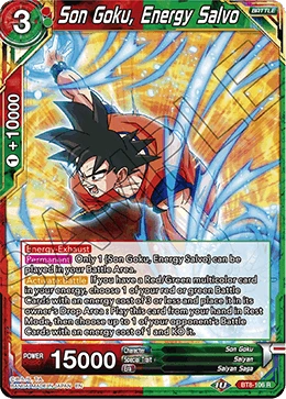 Son Goku, Energy Salvo BT8-106 card