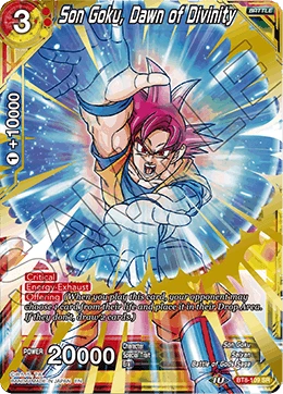 Son Goku, Dawn of Divinity BT8-109 card