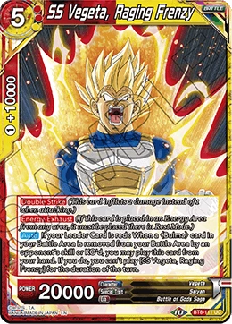 SS Vegeta, Raging Frenzy BT8-111 card