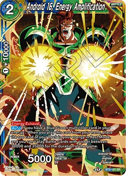 Android 16, Energy Amplification BT8-121 card