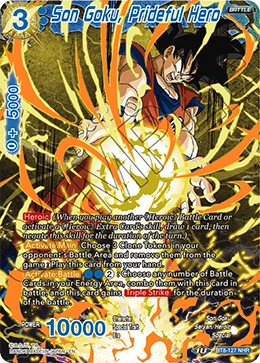 Son Goku, Prideful Hero BT8-127 card