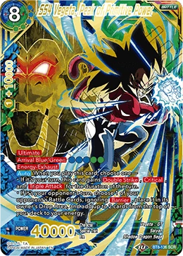 SS4 Vegeta, Peak of Primitive Power BT8-136 card