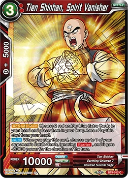 Tien Shinhan, Spirit Vanisher BT9-012 card