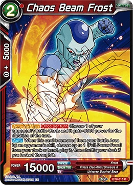 Chaos Beam Frost BT9-015 card