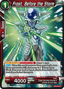 Frost, Before the Storm BT9-016 card