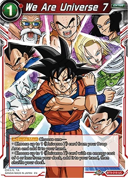 We Are Universe 7 BT9-018 card