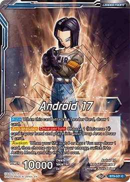 Android 17 BT9-021 card