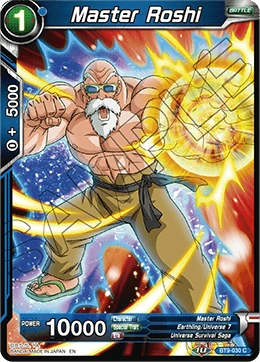 Master Roshi BT9-030 card