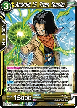Android 17, Titan Toppler BT9-056 card