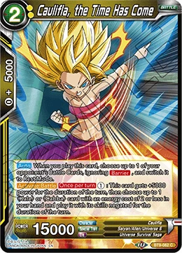 Caulifla, the Time Has Come BT9-062 card