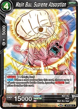 Majin Buu, Supreme Absorption BT9-081 card