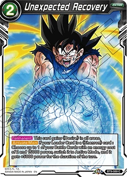 Unexpected Recovery BT9-089 card