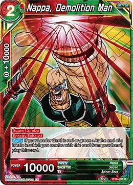 Nappa, Demolition Man BT9-090 card