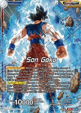 Son Goku BT9-100 card