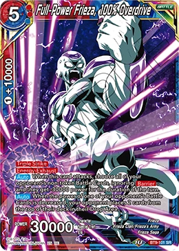Full-Power Frieza, 100% Overdrive BT9-101_SPR02 card