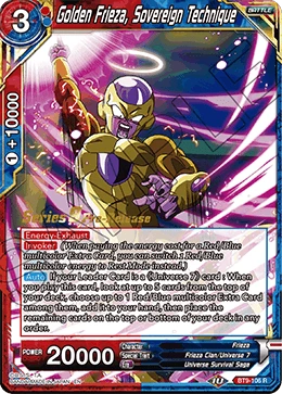 Golden Frieza, Sovereign Technique BT9-106 card