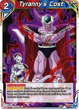 Tyranny's Cost BT9-108 card