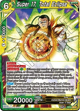 Super 17, Total Eclipse BT9-118 Dragon Ball Masters card
