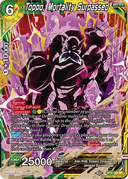 Toppo, Mortality Surpassed BT9-120 card