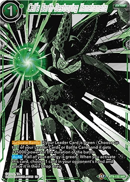Cell's Earth-Destroying Kamehameha BT9-132 card