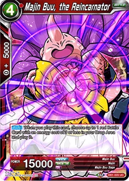 Majin Buu, the Reincarnator DB1-005 card