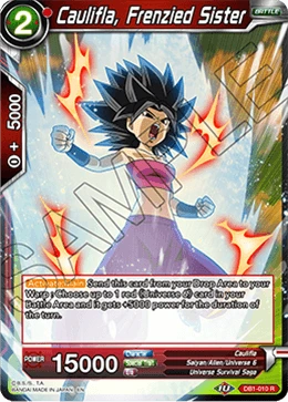 Caulifla, Frenzied Sister DB1-010 card