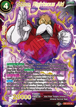 Toppo, Righteous Aid DB1-014_PR02 card