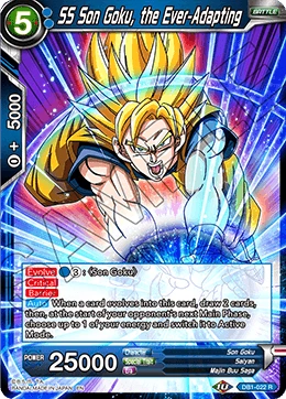 SS Son Goku, the Ever-Adapting DB1-022 card