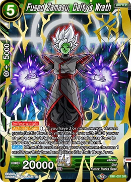 Fused Zamasu, Deity's Wrath DB1-057 card