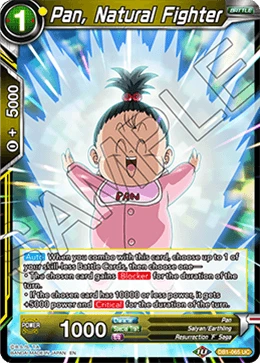 Pan, Natural Fighter DB1-065 card