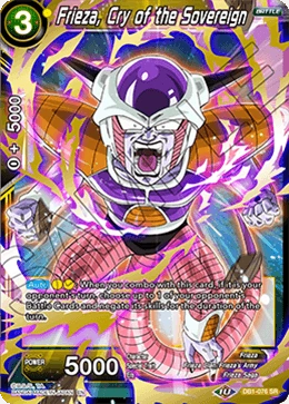 Frieza, Cry of the Sovereign DB1-076 card
