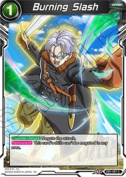 Burning Slash DB1-087 card