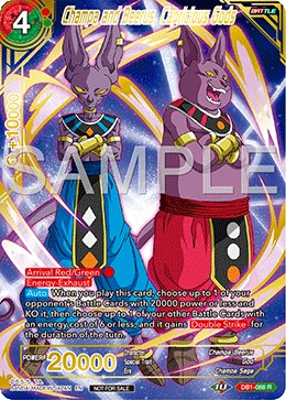 Champa and Beerus, Capricious Gods DB1-088_PR03 card