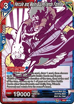 Hercule and Majin Buu, Friends Forever DB1-092_PR