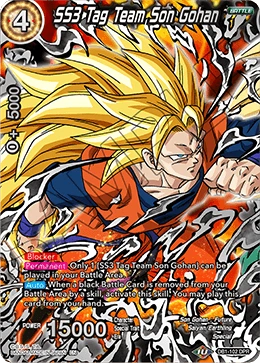 SS3 Tag Team Son Gohan DB1-102 Dragon Ball Masters card