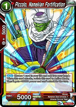 Piccolo, Namekian Fortification DB2-004 card