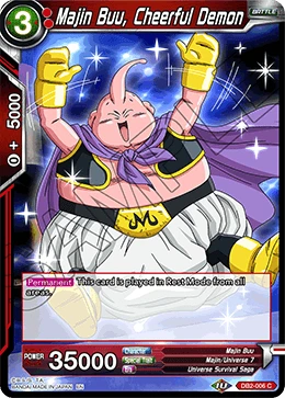 Majin Buu, Cheerful Demon DB2-006 card