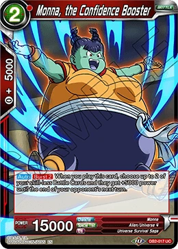 Monna, the Confidence Booster DB2-017 card