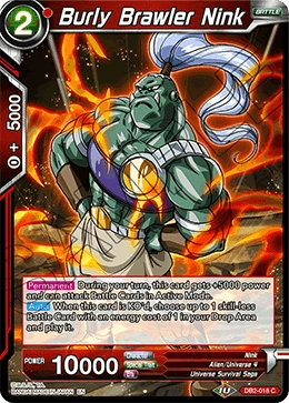 Burly Brawler Nink DB2-018 Dragon Ball Masters card