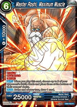 Master Roshi, Maximum Muscle DB2-034 card