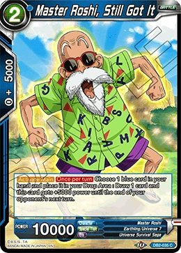 Master Roshi, Still Got It DB2-035 card