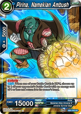 Pirina, Namekian Ambush DB2-043 card