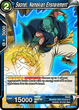 Saonel, Namekian Ensnarement DB2-044 card